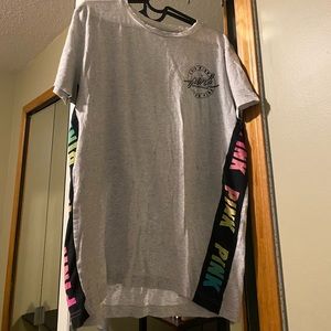 “LOVE PINK” Multicolored Tunic Top